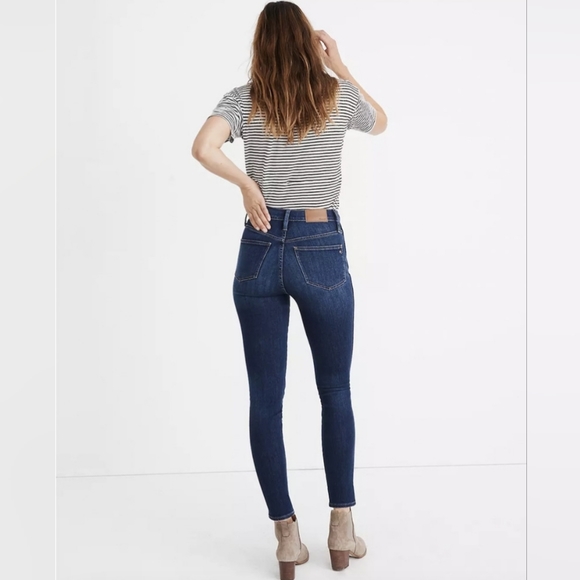 Like NEW Madewell 10" high-rise skinny jeans, 24 - Picture 2 of 11